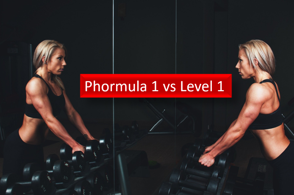 phormula 1 vs level 1