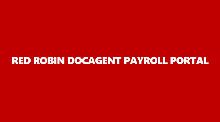 Red robin docagent payroll portal guide