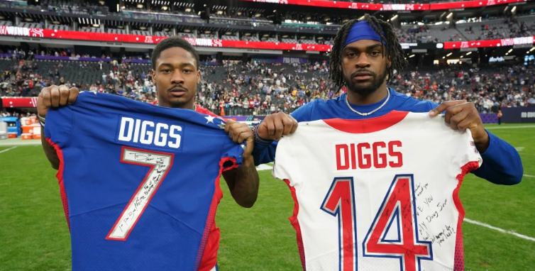 is vontae diggs related to stefon diggs?