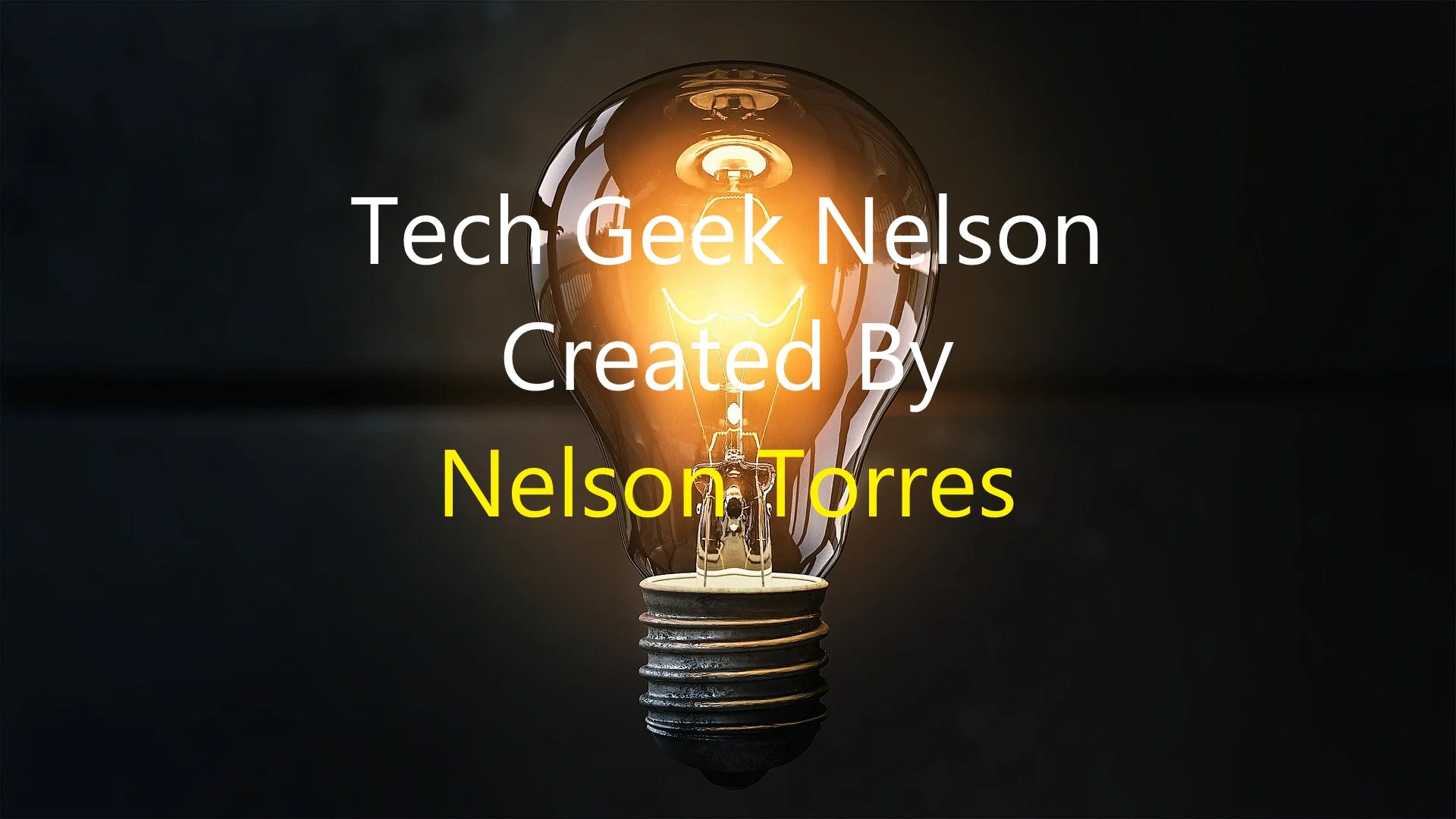 tech geek nelson created by nelson torres