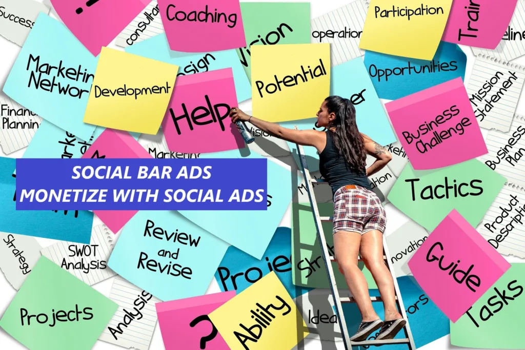 Social bar ads