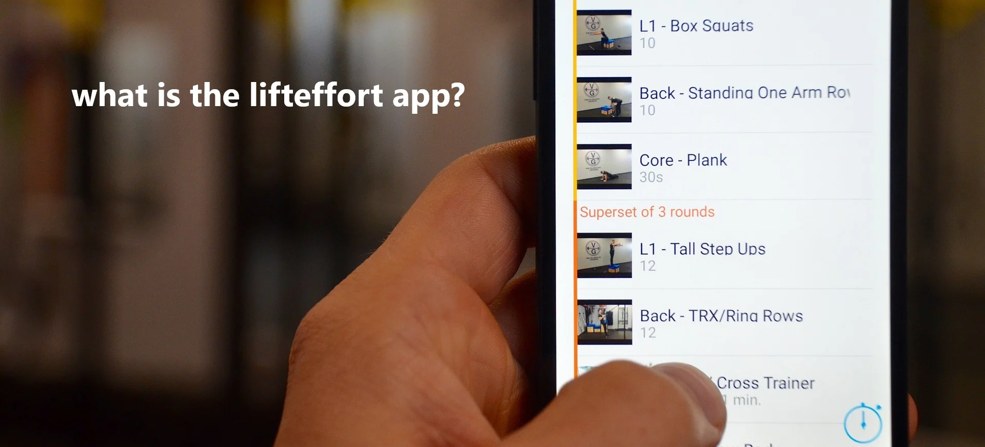 what is the lifteffort app