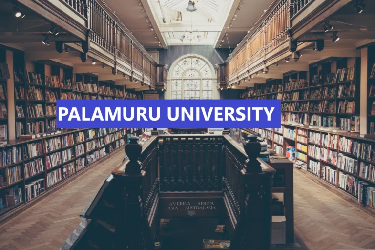 Palamuru University Admission Guide